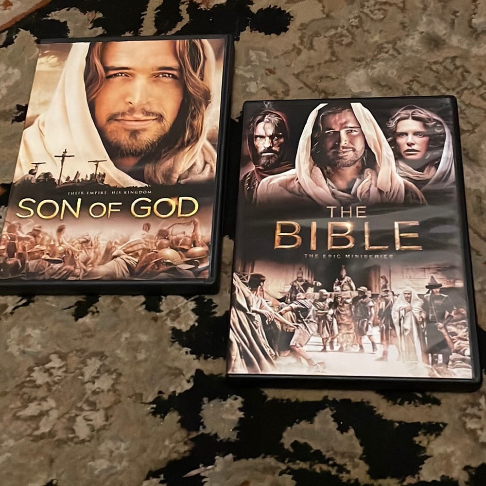 2-DVD Movies/Bundle:  Son of God and The Bible—The Epic MiniSeries
